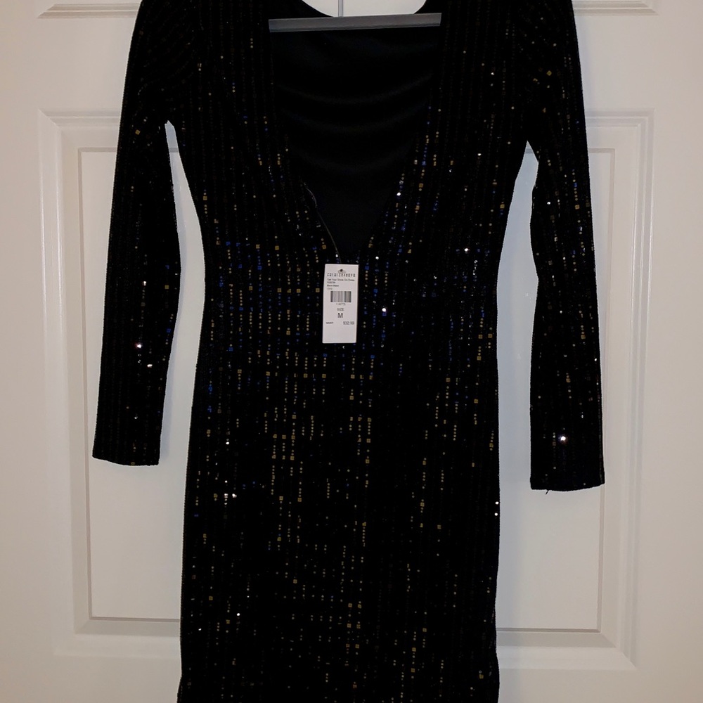 Midi length sequined dress!  Great stretch. - Picture 6 of 7